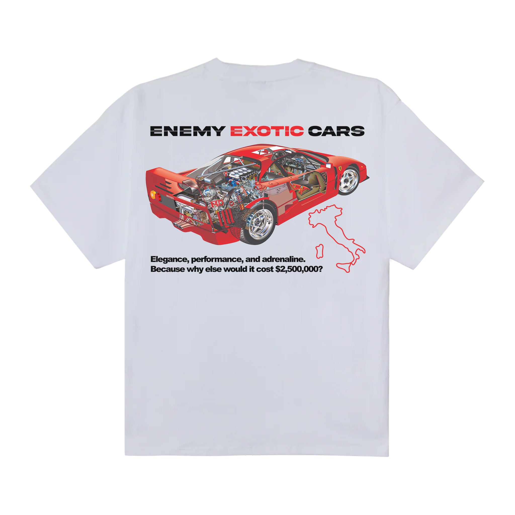 F40 XRay Tee – Enemy Automotive