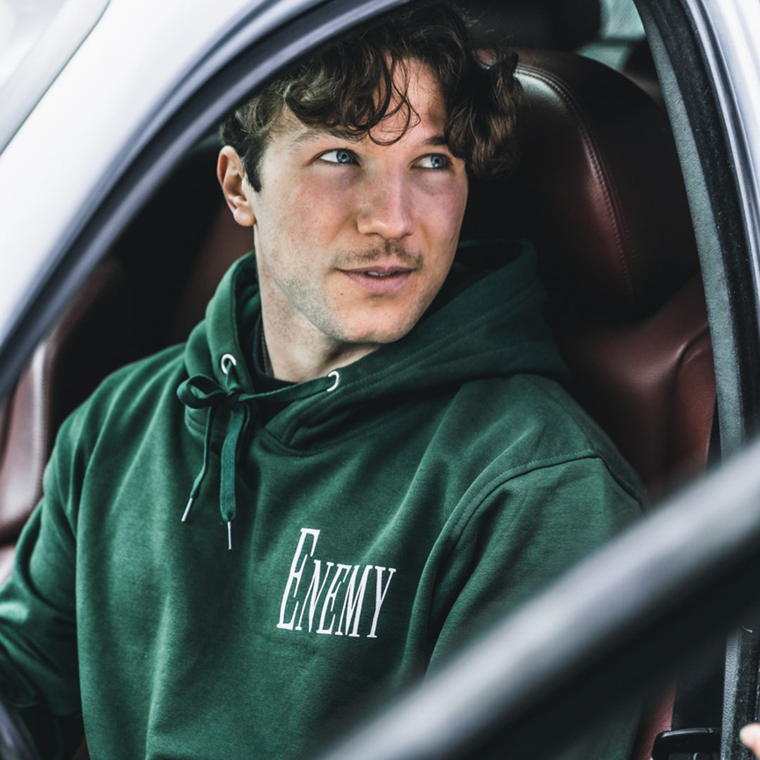 Enemy Automotive Club Hoodie (Forest Green) - Apparel By Enemy